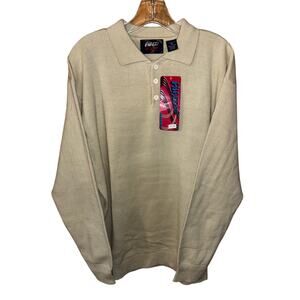 Vintage Ringo Sport men’s collared long-sleeve sweater NWT (XL)